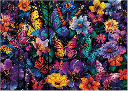 Flower butterfly puzzle for - flower,